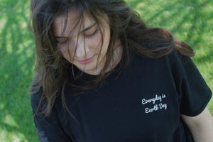 Soft Style Short Sleeve Tee - Every Day is Earth Day - ClimateChangeApparel